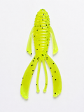 CHARTREUSE WITH BLACK FLAKE CREATURE BAIT
