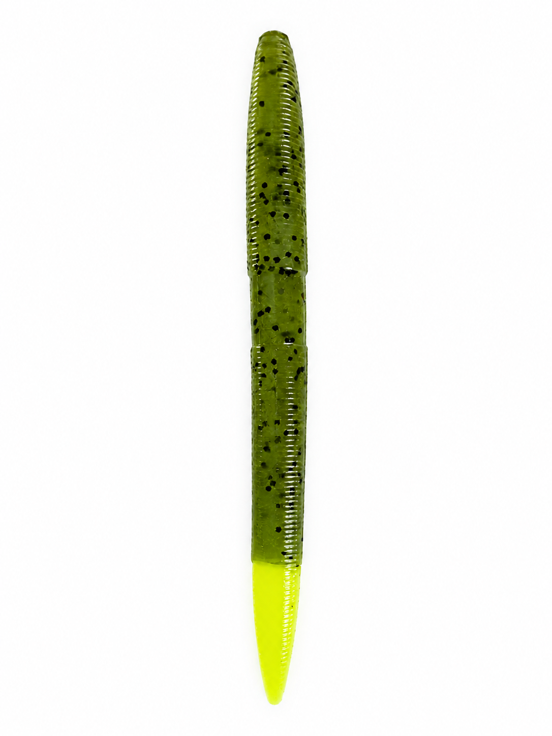 GREEN PUMPKIN WITH CHARTREUSE TAIL STICK BAIT