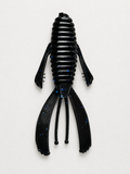 BLACK W/ BLUE FLAKE CREATURE BAIT